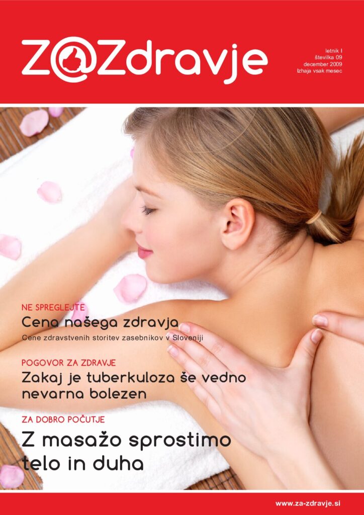 ZA ZDRAVJE MAGAZINE COVER